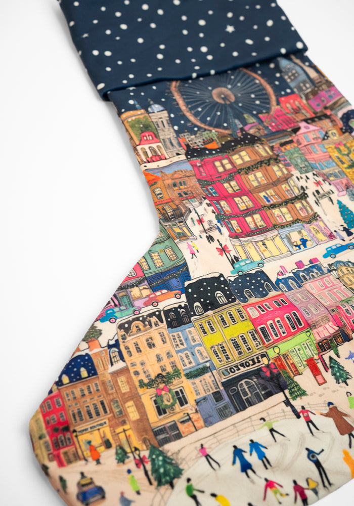 London Border Print Stocking