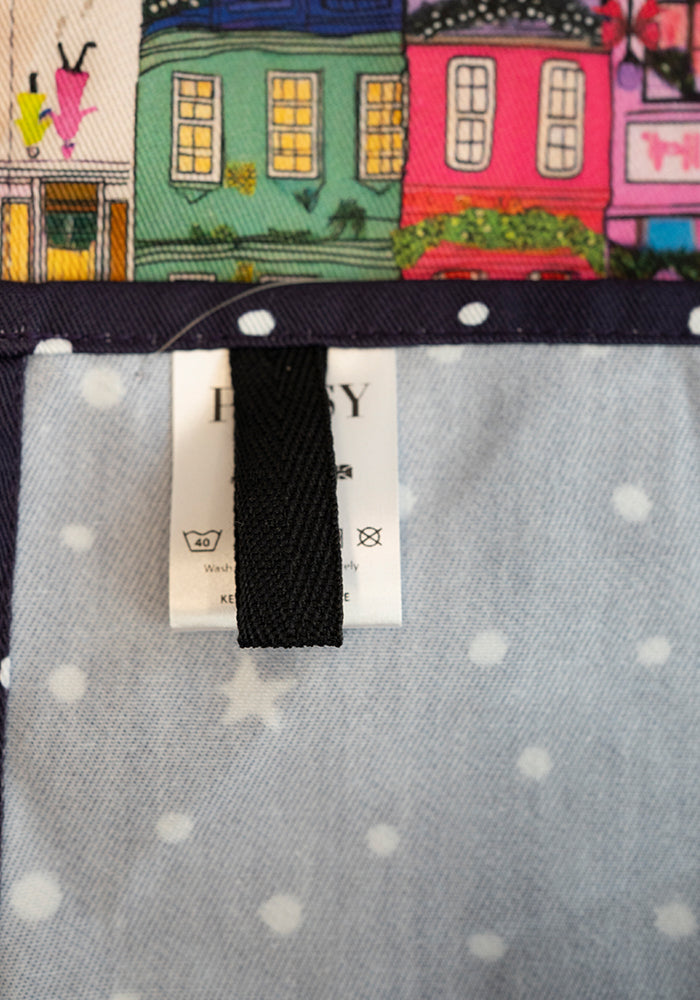 London Border Print Tea Towel