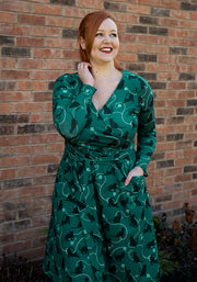 Lotty Playful Cats Print Dress