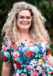Lowri Flower Garden Print Dress