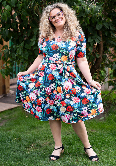 Lowri Flower Garden Print Dress