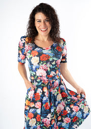 Lowri Flower Garden Print Dress