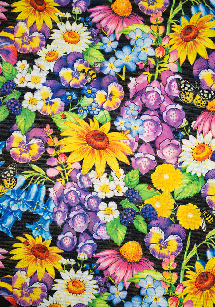 Second angle of Lucetta Floral Garden Print Midi Dress