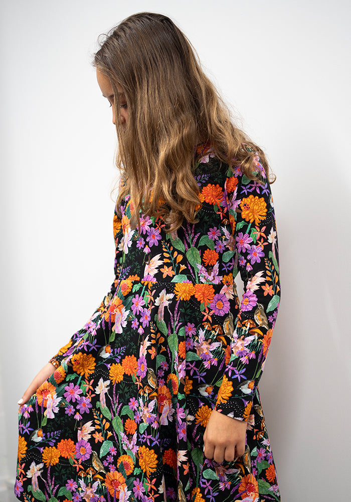 Luetta Children's Playful Fairys Print Children's Cotton Dress