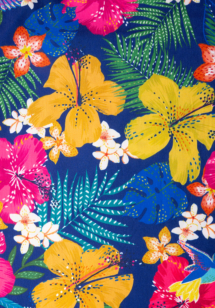 Lusia Tropical Print Top