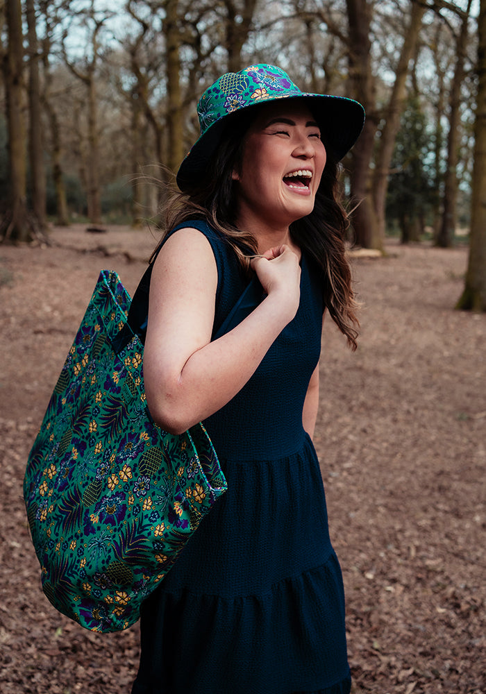 Pineapple Print Bucket Hat