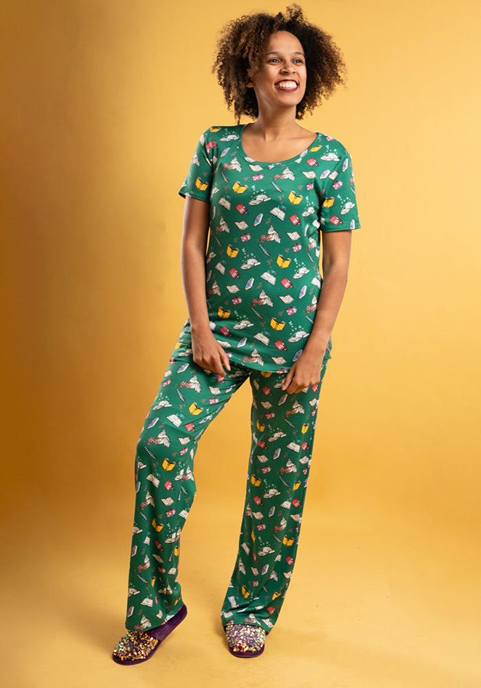 Madelyn Notebook Print Pyjama Set