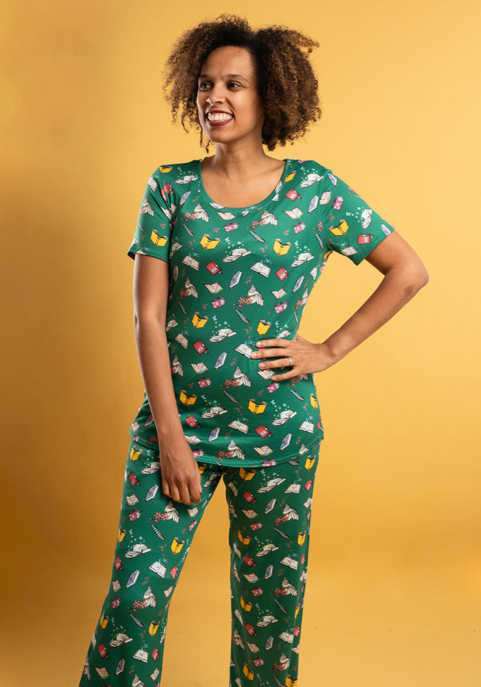 Madelyn Notebook Print Pyjama Set