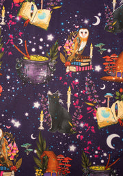 Magic Mystical Owl Print Dress