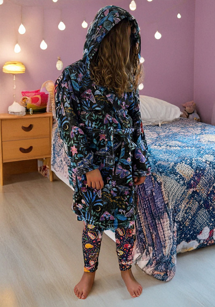 Front view of Mystical Moth Print Children&