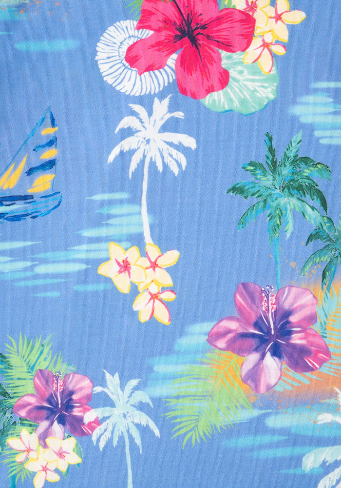 Maila Hawaiian Summer Print Dress