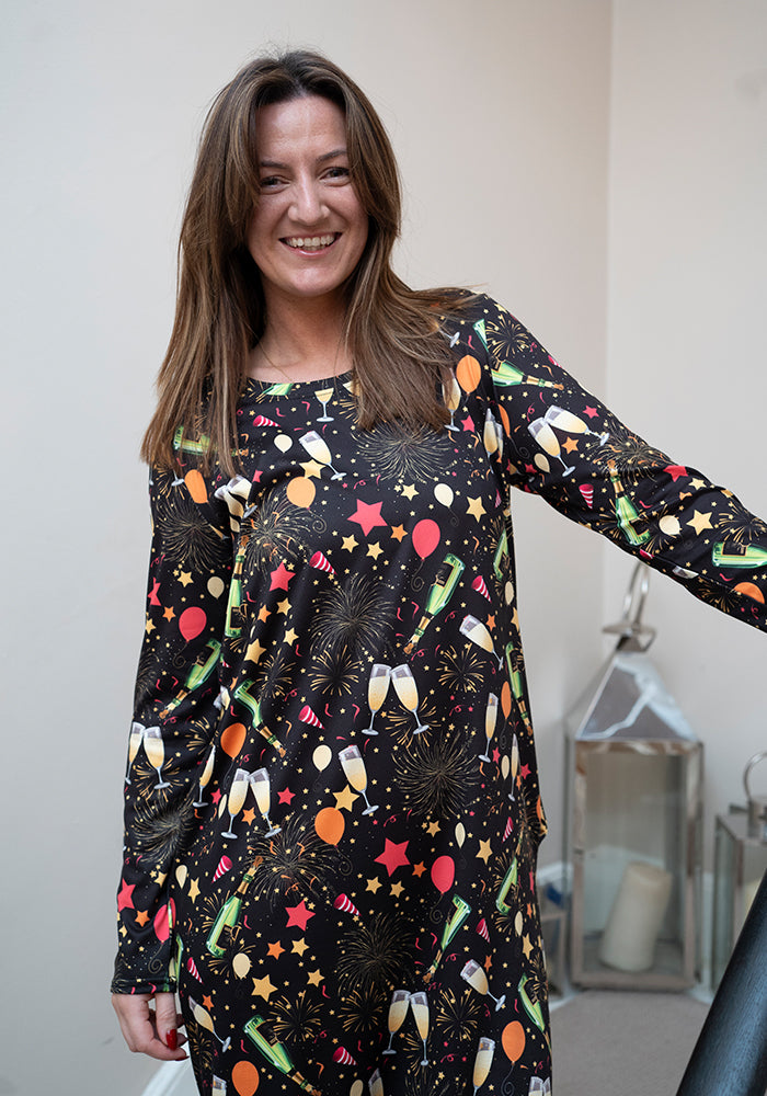 Mandy Celebration Print Nightshirt