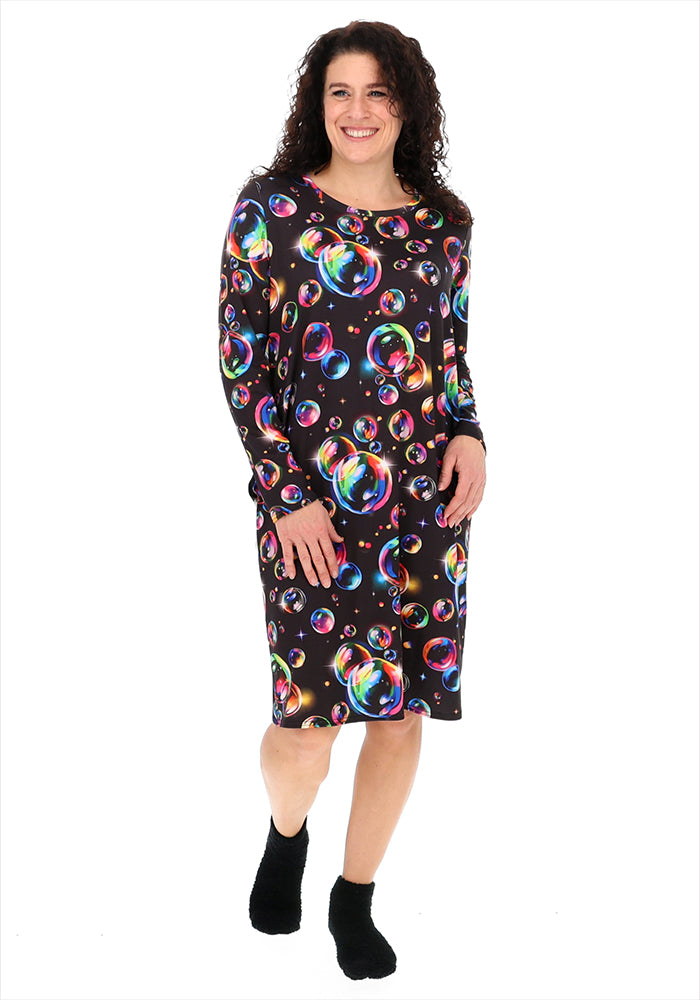 Mandy Bubbles Print Nightshirt