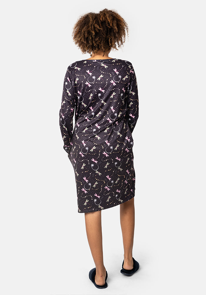 Mandy Dragonfly Print Nightshirt