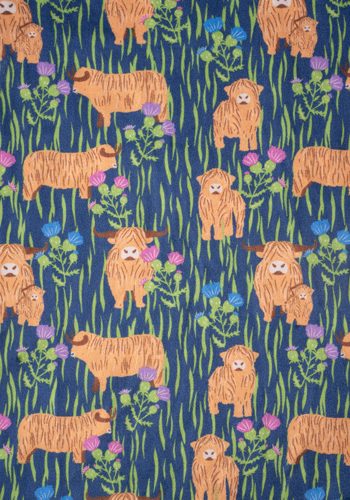 Second angle of Highland Cow Print Children&