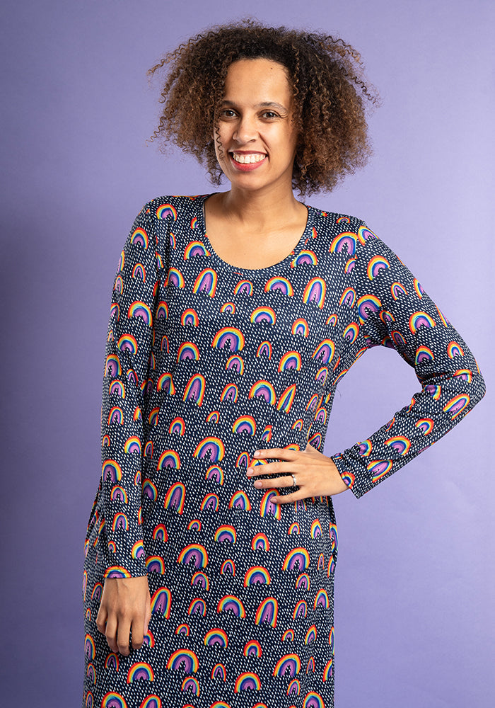 Mandy Rainbow Print Nightshirt