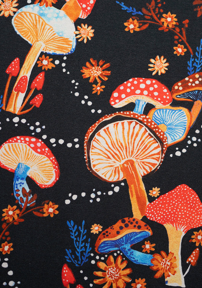 Marcy Dotty Toadstool Print Cotton Dress