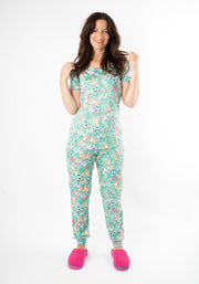 Marlo Rabbit Garden Print Pyjama Set