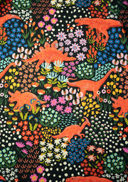Martha-May Dinosaur Meadow Print Midi Dress