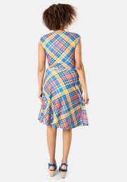 McKenna Check Print Dress