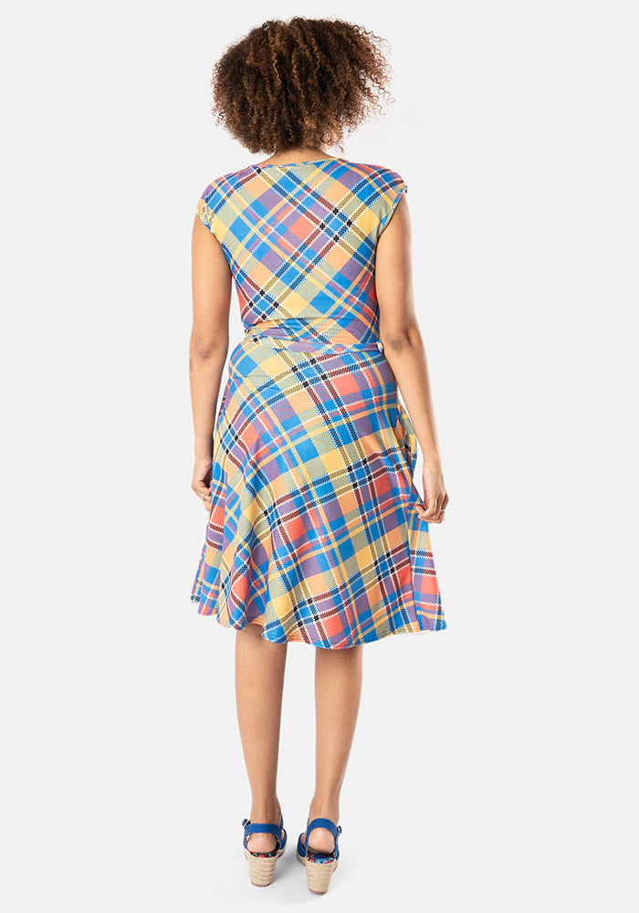 McKenna Check Print Dress