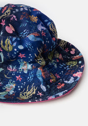 Mermaid Print Bucket Hat