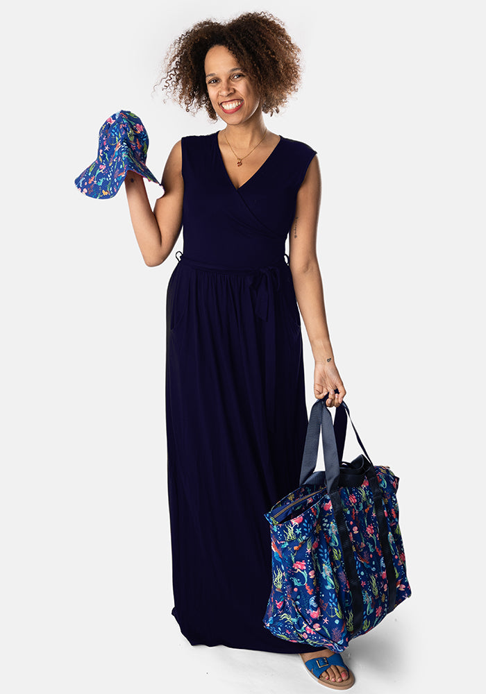 Mermaid Print Beach Bag