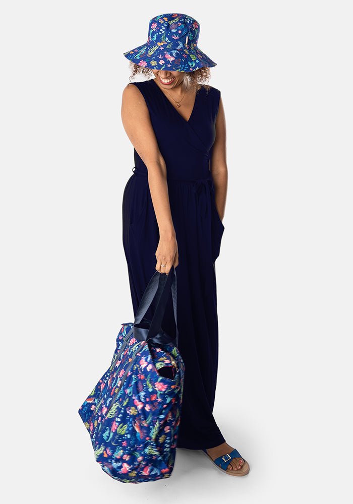 Mermaid Print Beach Bag