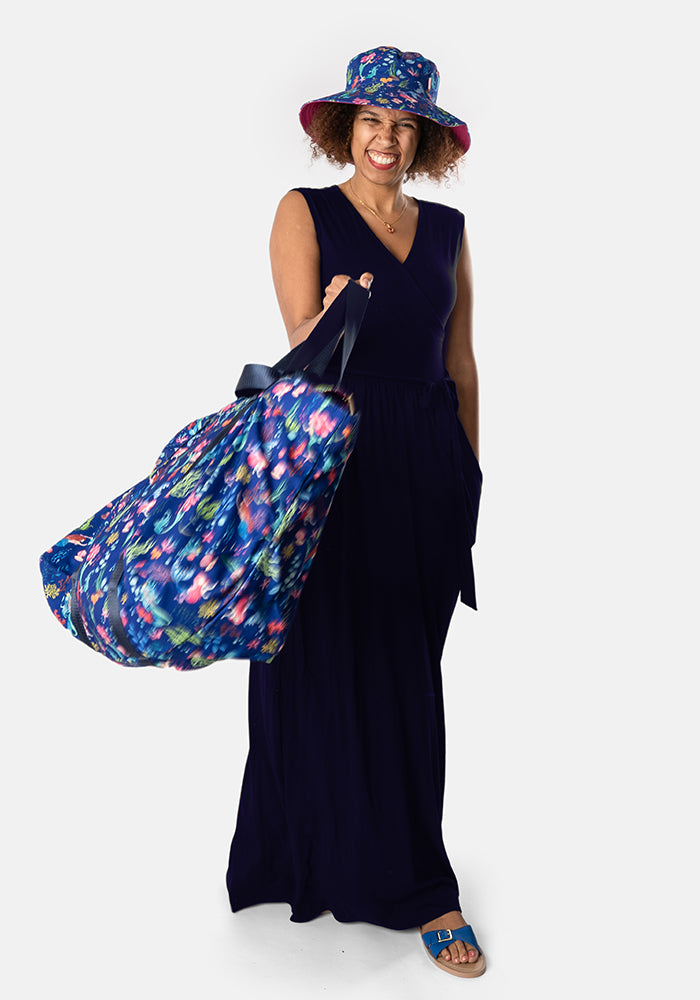 Mermaid Print Beach Bag