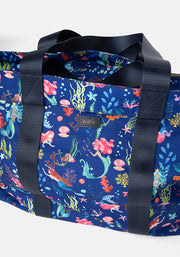 Mermaid Print Beach Bag