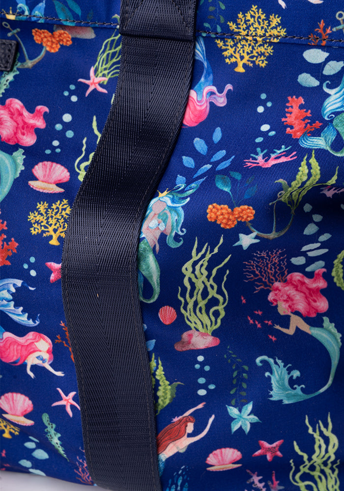 Mermaid Print Beach Bag