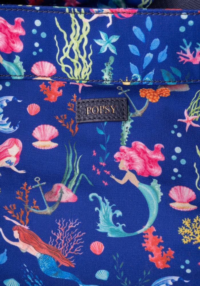 Mermaid Print Beach Bag
