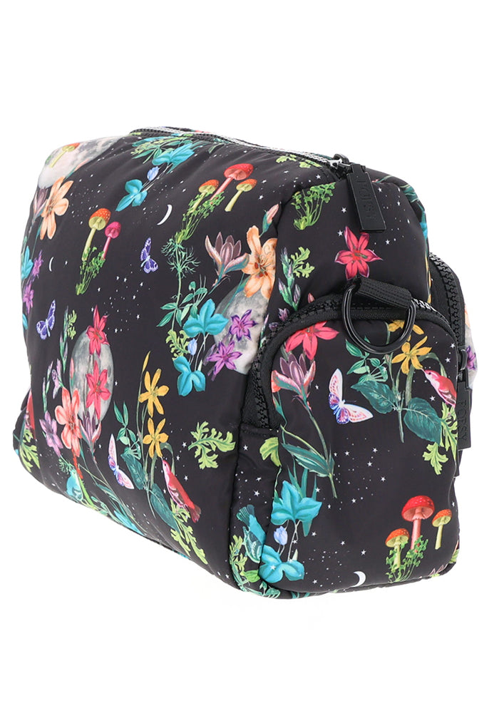 Midnight Botanical Cross Body Bag