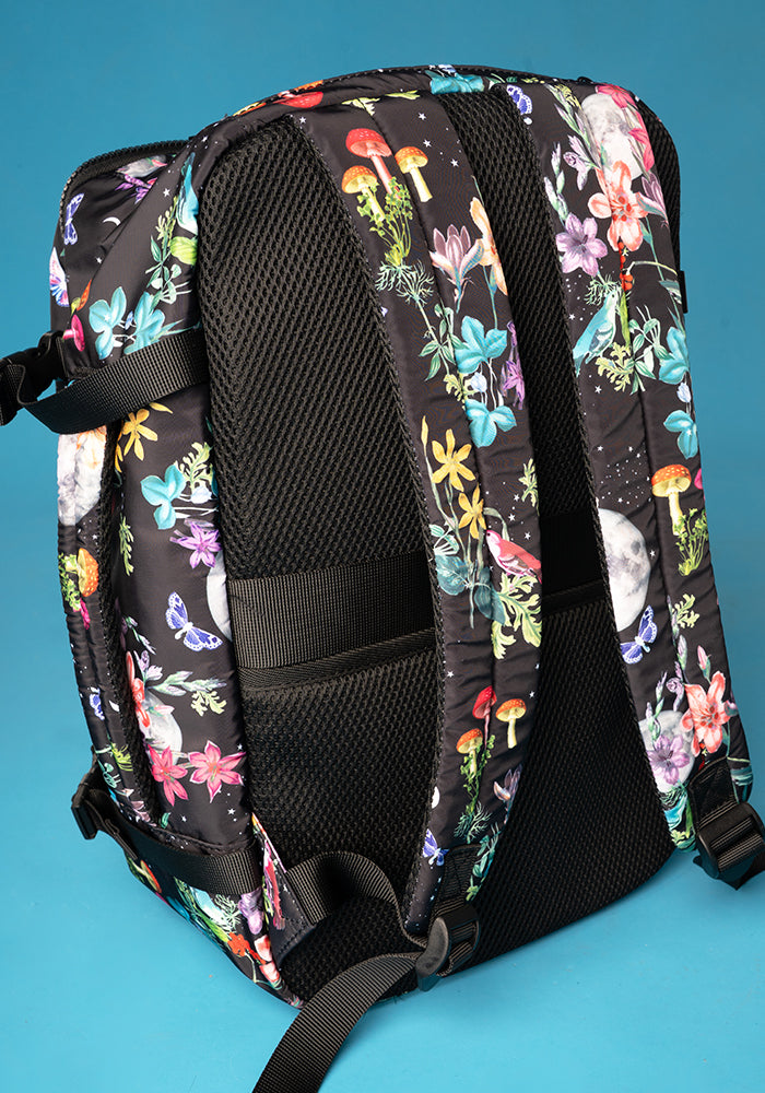 Midnight Botanical Print Popsy Cabin Bag