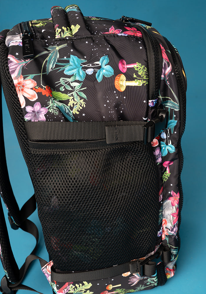 Midnight Botanical Print Popsy Cabin Bag