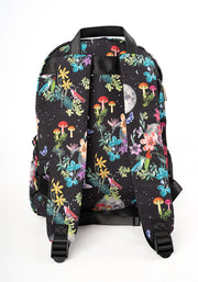 Midnight Botanical Print Rucksack