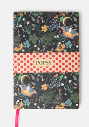 Popsy Midnight Moth Print Notebook