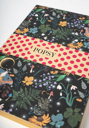 Popsy Midnight Moth Print Notebook