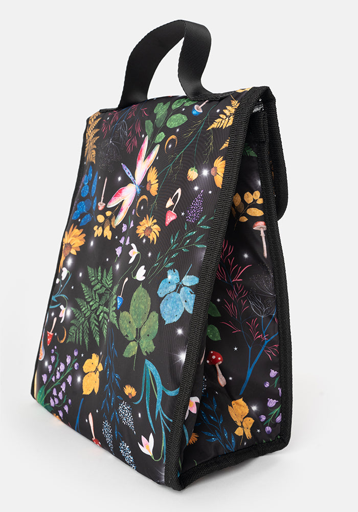 Midnight Moth Print Popsy Lunch Bag