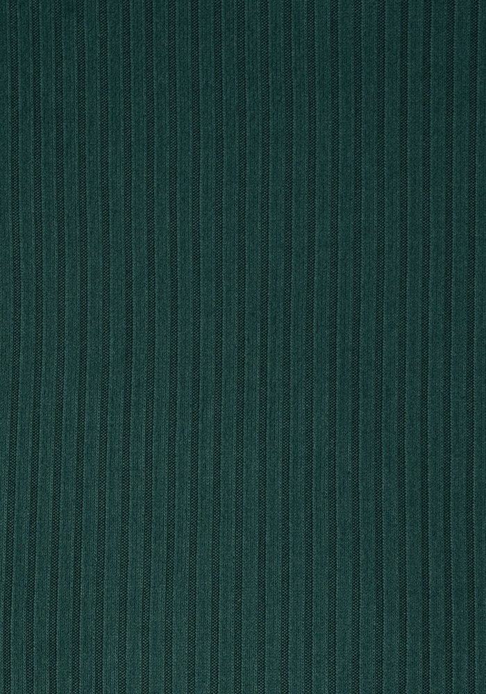 Mila Bottle Green Tiered Hem Dress