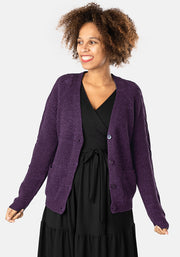 Mulberry Cable Sleeve Cardigan