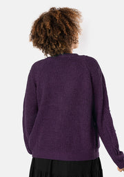 Mulberry Cable Sleeve Cardigan