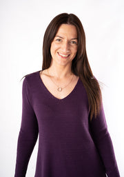 Mulberry Knitted Dress