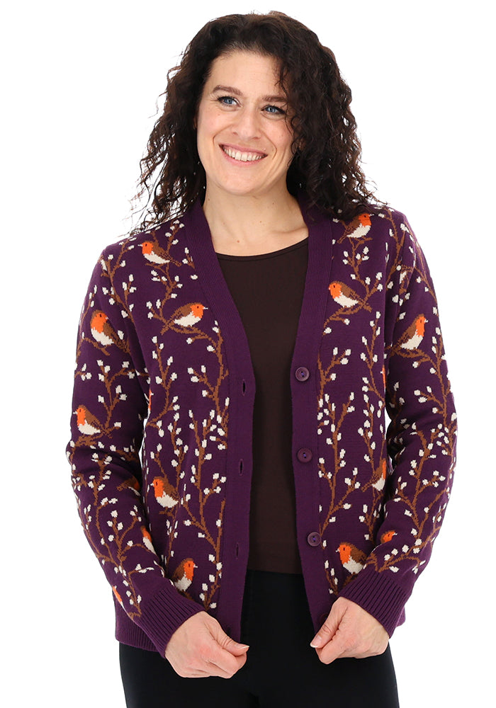 Mulberry Robins Cardigan