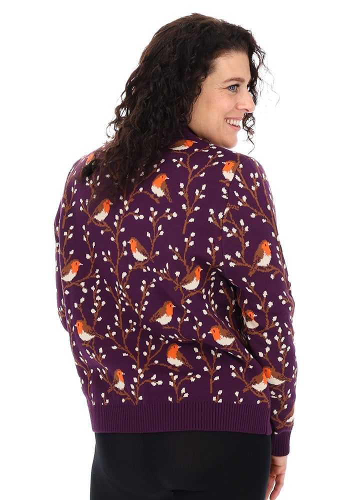 Mulberry Robins Cardigan