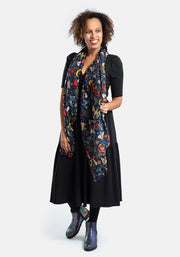 Mushroom & Moth Print Scarf