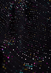 Neva Rainbow Sparkle Dot Tiered Hem Dress