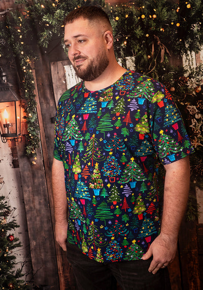** PRE ORDER ** Spruce Christmas Trees Print Adults T-Shirt ** PRE ORDER **