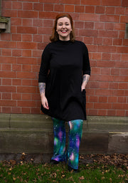 Nell Black Turtle Neck Long Line Tunic