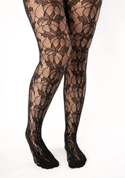 Orchid Net Tights